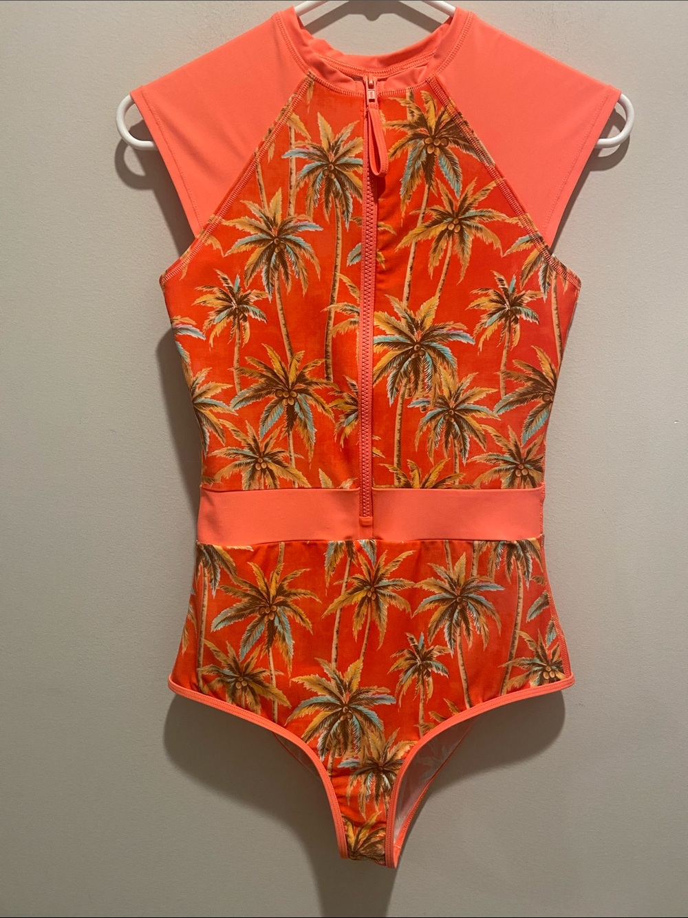 Body Glove Stand Up Zip Front Paddle One-Piece Swimsuit Size Medium